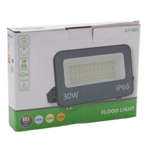 LED Bouwlamp 30W 3CCT zwart - Afbeelding 2