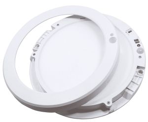 LED panel downlighter 10-18W 3000K dimbaar wit + PIR-sensor - Afbeelding 2