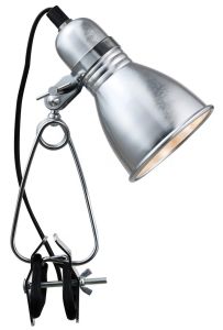 Klemspot Photo E27 zilver - Afbeelding 2