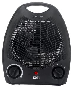 Ventilatorkachel thermostaat zwart 2000W - Afbeelding 2