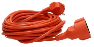 Verlengsnoer PVC oranje 3x1qmm 40m - Afbeelding 2