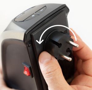 Keramische kachel mini stopcontactmodel 400W - Afbeelding 2