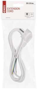 Aansluitsnoer 3x0,75qmm 2m wit PVC - Afbeelding 2