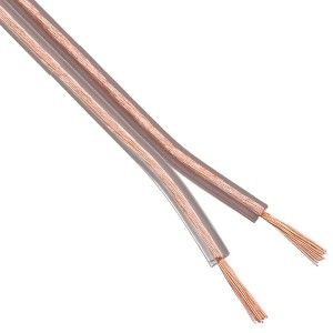 Luidsprekersnoer 2x1,5qmm transparant - Afbeelding 3