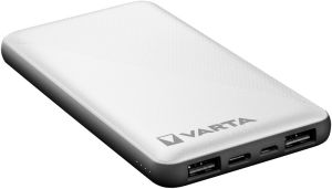 Powerbank 10.000mA zilver USB + USB-C - Afbeelding 3