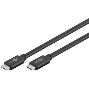USB-C - USB-C laadkabel 3m zwart - Afbeelding 2