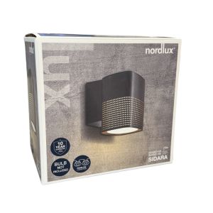 Wandlamp Sidara E27 zwart IP54 - Afbeelding 3