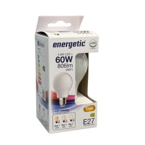 Energetic LED GLS E27 4,9-60W 2700K filament mat MemoryDim - Afbeelding 3