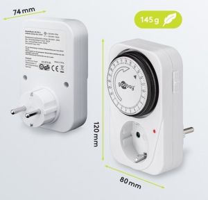 Tijdschakelklok analoog dagprogramma 15 min - Afbeelding 3