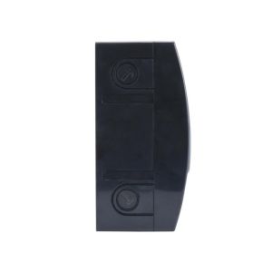 Lege kast opbouw met klep 8 modules zwart - Afbeelding 3