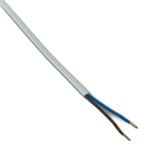 Eurosnoer 2x0,75qmm wit 2m - Afbeelding 3