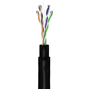 UTP kabel CAT6 zwart massief OUTDOOR set 100m - Afbeelding 3