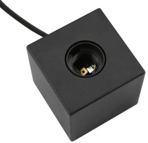 Tafellamp Cube 85mm E27 zwart - Afbeelding 3
