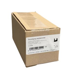 Klembeugel PVC 5/8 (16mm) koppelbaar grijs doos(100) - Afbeelding 3