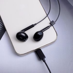 Stereo earphones in-ear USB-C bedraad zwart - Afbeelding 3