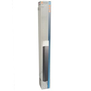 Paallamp zwart 80cm vierkant 12W LED IP44 3000K - Afbeelding 3