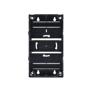 Lege kast opbouw met klep 4 modules zwart - Afbeelding 4