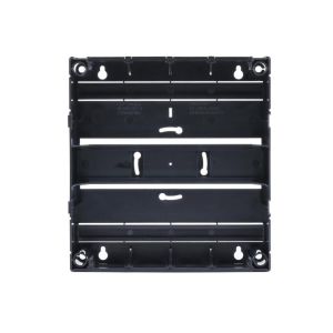 Lege kast opbouw met klep 8 modules zwart - Afbeelding 4