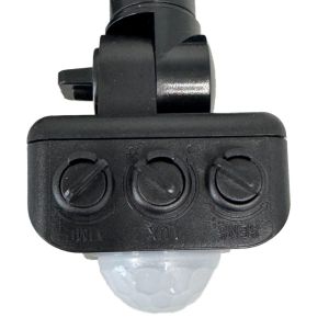 LED Bouwlamp 20W 3000K zwart + sensor - Afbeelding 4