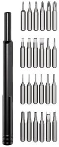 Schroevendraaier met bits 24-delig in metalen opbergbox - Afbeelding 4