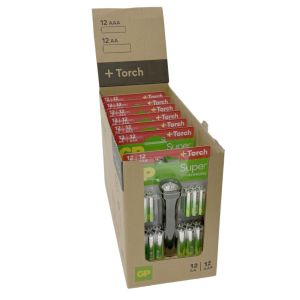 GP Super Alkaline actieblister 24 batterijen + gratis zaklamp - Afbeelding 4