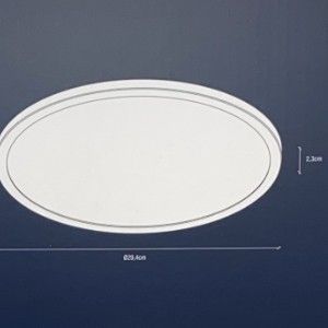 LED Plafonniere Oja 29 wit 18W 2700K 29cm IP20 - Afbeelding 4