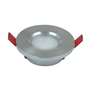 Inbouwspot vast rond 84mm geborsteld aluminium IP65 - Afbeelding 4