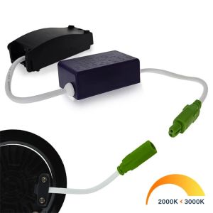 LED inbouwspot 5W DimToWarm 85mm 36gr rond verstelbaar zwart - Afbeelding 5